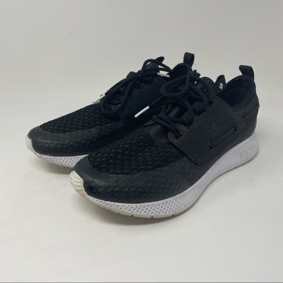 Sperry Top-Slider Seas Athletic Shoes Carbon Black Size 9 - Picture 4 of 9